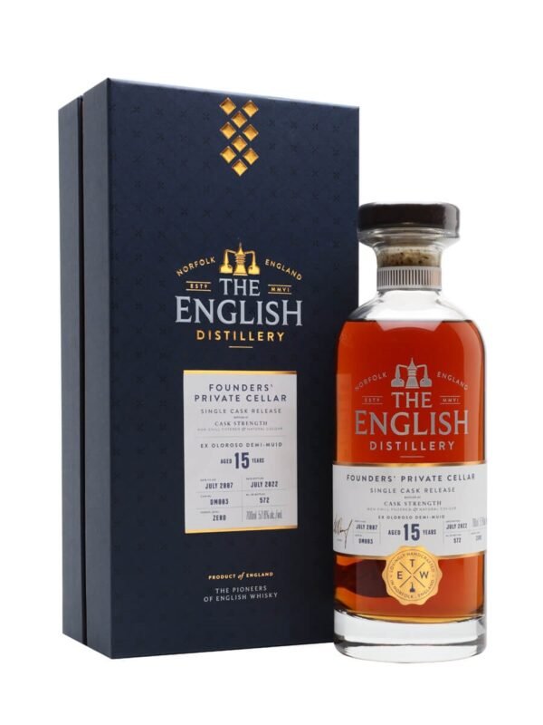 English Whisky Co. 15 Year Old Founders Private Cellar English Whisky Co. 15 Year Old Founders Private Cellar